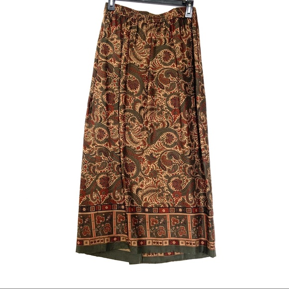 Vintage Pendleton 1990’s Paisley Skirt Set M 8 10 - Picture 6 of 7